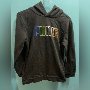 Puma Black Sweatshirt Youth Size L (14–16).